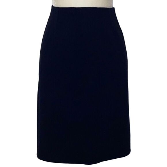 Oscar De La Renta Silk Pencil Skirt - Picture 1 of 9